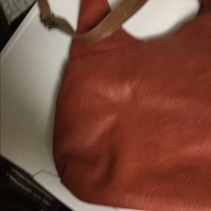 Bueno beautiful orange/rust purse 11Lx10Hx2.5W